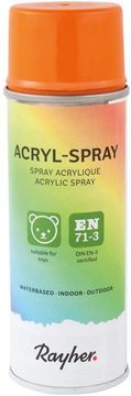 Rayher.	 Sprej akril, naranča, 200 ml