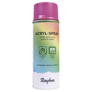 Rayher.	 Sprej akril, ružičasta, 200 ml