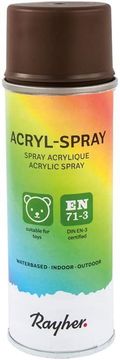 Rayher.	 Sprej akril, tamno smeđa, 200 ml