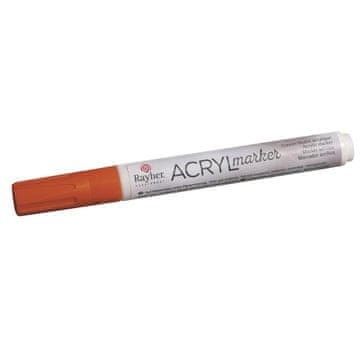Rayher.	 Marker akril, narančasta, 2-4 mm