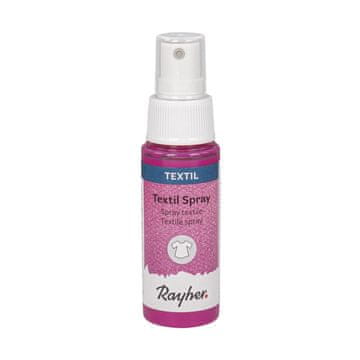 Rayher.	 Sprej za tekstil, ružičasti, 50ml