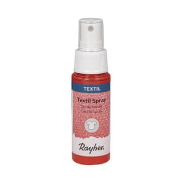 Rayher.	 Sprej za tekstil, crveni, 50ml