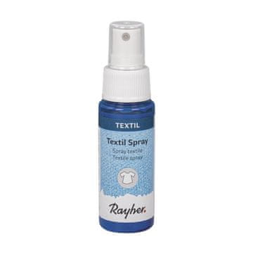 Rayher.	 Sprej za tekstil, azur plavi, 50ml