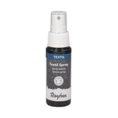 Rayher.	 Sprej za tekstil, crni, 50ml