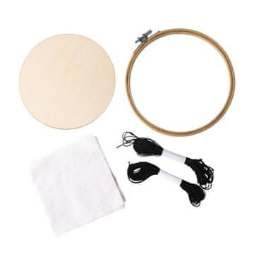 Rayher.	 Set za vezenje, obruč iz bambusa 17cm
