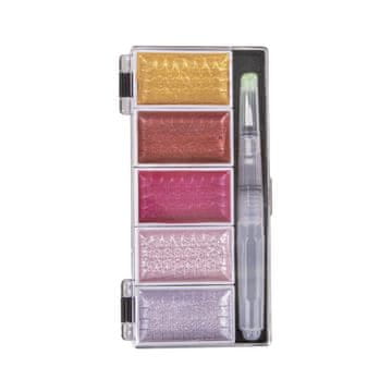 Rayher.	 Akvarel Metallic, Pale-pink, 5 barv, 25x