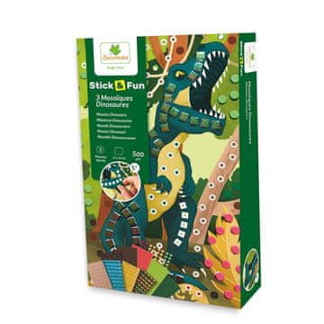 Rayher.	 Kreativni set Stick'N Fun Mozaik, Dinosauri