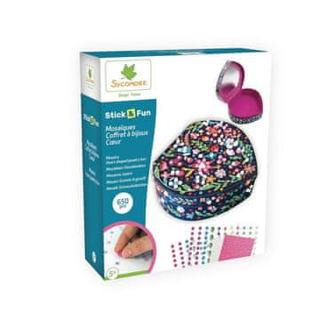 Rayher.	 Kreativni set Stick'N Fun – 3D Mozaik, Kutija srce
