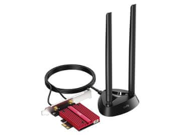 Cudy PCI-E bežični adapter CUDY WE9300S, BE9300 Tri-Band Wi-Fi 7, Bluetooth 5.4, Intel BE200