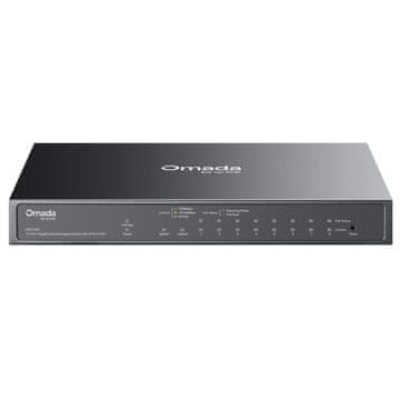 TP-Link Omada ES210GP 10-portni 8x Gigabit 8x PoE+ RJ45 1x Gigabit SFP 1x Gigabit SFP/RJ45 Combo managed mrežni preklopnik switch