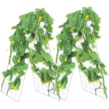 VEVOR Vrtni rešetka sklopiva set za krastavce 90x140 cm pocinčana