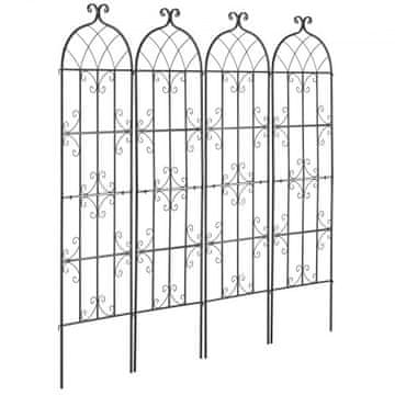 VEVOR Vrtni rešetka 51x180 cm Crna