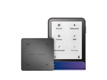 Ledger Flex s ključem za oporavak, novčanik za Bitcoin i druge kriptovalute, neptun plava