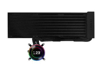Lian Li Komplet za vodeno hlađenje AIO Liquid Cooler Lian Li HydroShift II LCD-C 360 Fanless, crni