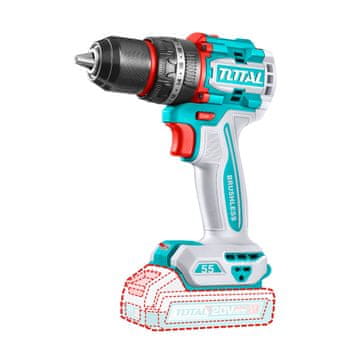 Total One-Stop Tools Kompaktna bezčetkična akumulatorska udarna bušilica 2000prm/55Nm/P20S/ INDUSTRIAL (Bez baterije) (TIDLI205581)