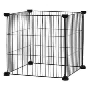 VEVOR Zaštitna rešetka za biljke 1535x1535x1437 in Crna metalna mreža