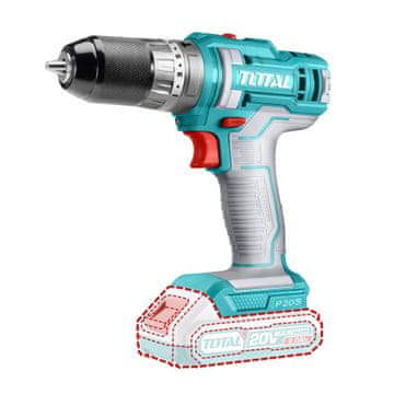 Total One-Stop Tools Akumulatorska udarna bušilica 750rpm/22500bpm/P20S/IND (TIDLI201455)