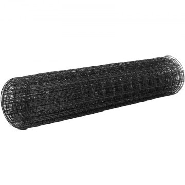VEVOR Metalna mreža 1220x15240 mm Crna