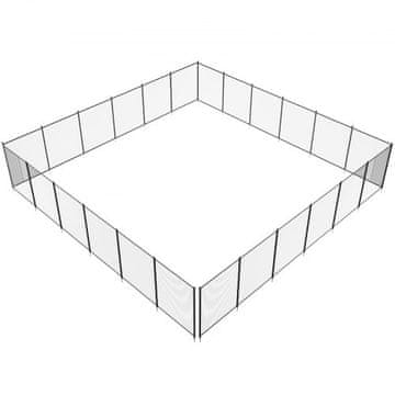 VEVOR Ograda za bazen 1.2x21.9 m Crna