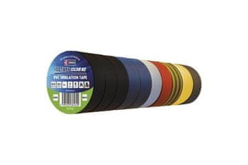 EMOS Izolacijska traka F615992 PVC insulation tape 15mm / 10m color mix, 10 pcs.