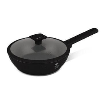 Berlingerhaus Duboka tava s poklopcem s titanskim premazom BH-8179 24 cm mat crna kolekcija