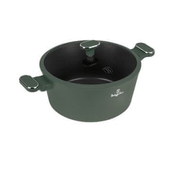 Berlingerhaus Lonac s titanijskim premazom BH-8202 with lid 28 cm Matte Green Collection