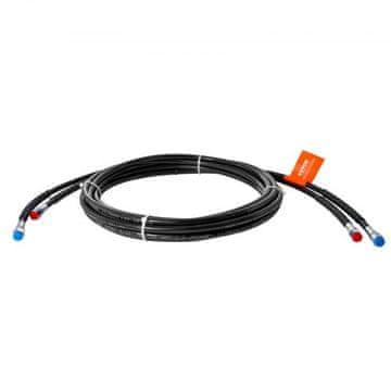 VEVOR Set hidrauličnih crijeva za upravljanje 2 komada 132x6090 mm crni