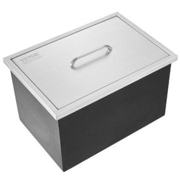 VEVOR Ugradbeni hladnjak za led 533x432x457 cm srebrni