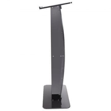 VEVOR Postolje 119 cm visoki akrilni stalak s policom za pohranu 685x330x1198 mm crni
