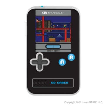 My Arcade GO GAMER Classic prijenosna igraća konzola, 300 igara, crna-plava