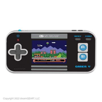 My Arcade GAMER V Classic prijenosna igraća konzola, 220 igara, crna-plava