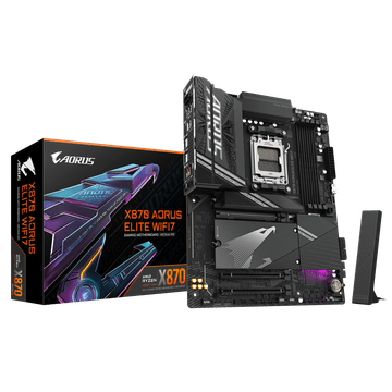 Gigabyte Matična ploča X870 AORUS ELITE, AM5, ATX, DDR5, WiFi7