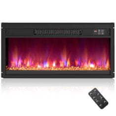 Northix Električni kamin 26 inča 1500 W s daljinskim upravljačem