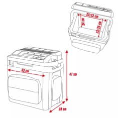 Einhell akumulatorski prenosni hladilnik TE-COL 18/27 Li Solo (2048420)