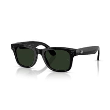 Ray-Ban Meta Wayfarer (Gen 2) Shiny Black Transitions Graphite Green Large 155/53 RW4012 (601/1M53)