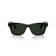 Ray-Ban Meta Wayfarer (Gen 2) Shiny Black Transitions Graphite Green Large 155/53 RW4012 (601/1M53)
