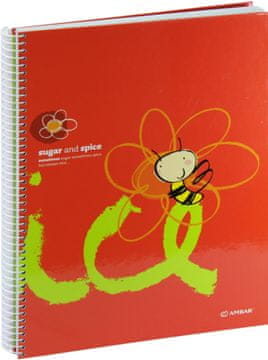 Ambar Notes - bilježnica A4 kocke tvrdi uvez, 120 listova, #6102.03