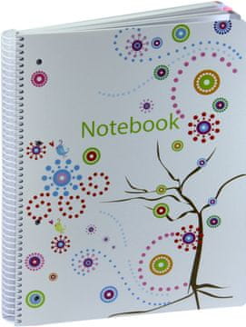 Ancor SL Notes - bilježnica A4 crte tvrdi uvez, 120 listova, #8818.03