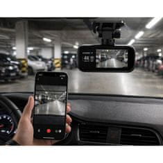 Farrot Auto kamera 4K UHD kamera za automobil, 2-u-1, GPS, Wi-Fi, prednji i stražnji G-senzori, kut snimanja 170°, aplikacija