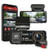 Farrot Auto kamera 4K UHD, Wifi, GPS, G-sensor, ADAS, kut snimanja 170°, 2v1 (prednja i unutarnja) aplikacija