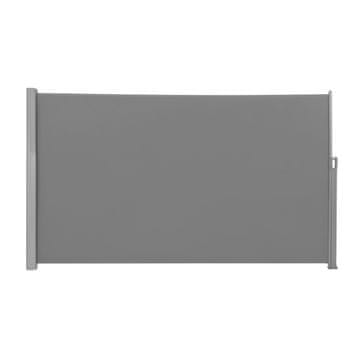 Songmics Bočni tende 180x400 cm siva