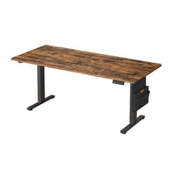 Songmics Visoko podesivi stol 80x180x72-120 cm smeđi