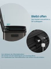 Songmics Kuhinjski kante za smeće 2 pregrade 476x377x669 cm Siva