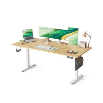 Songmics Visoko podesivi stol 180x80x72-120 cm smeđi