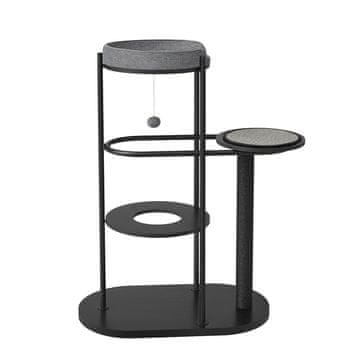 Songmics Stablo za mačke 80x43x107 cm Crno