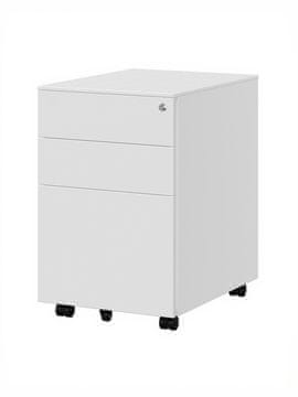 Songmics Ormarić za arhiviranje 39x60x52 cm Bijeli