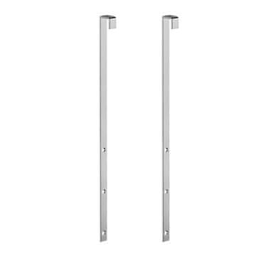 Songmics Set od 2 kuka za vrata 12x22x32 cm srebrna