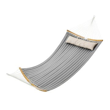 Songmics Ležaljka 200x140 cm Siva