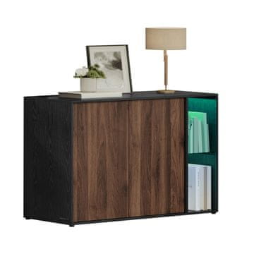 Songmics Komoda 391x1001x711 cm Crna