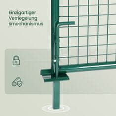 Songmics Vrtna vrata 3101x61x1501 cm Zelena